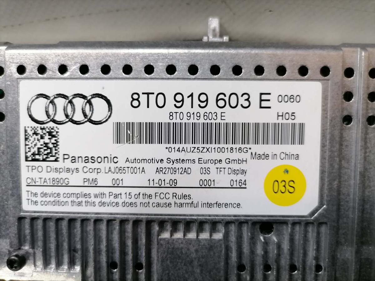Audi A4 8K B8 original Multifunktionsanzeige Display Bj.2009